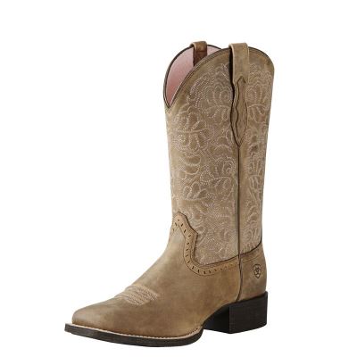 Ariat Western: Round Up Remuda Botas Western Mujer - Marrones (UNYHM5276)